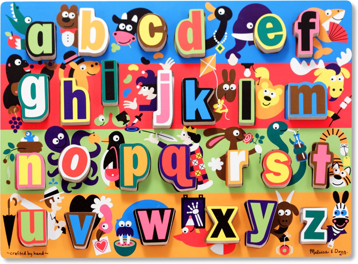 Melissa & Doug - Jumbo Alphabet Chunky Puzzel