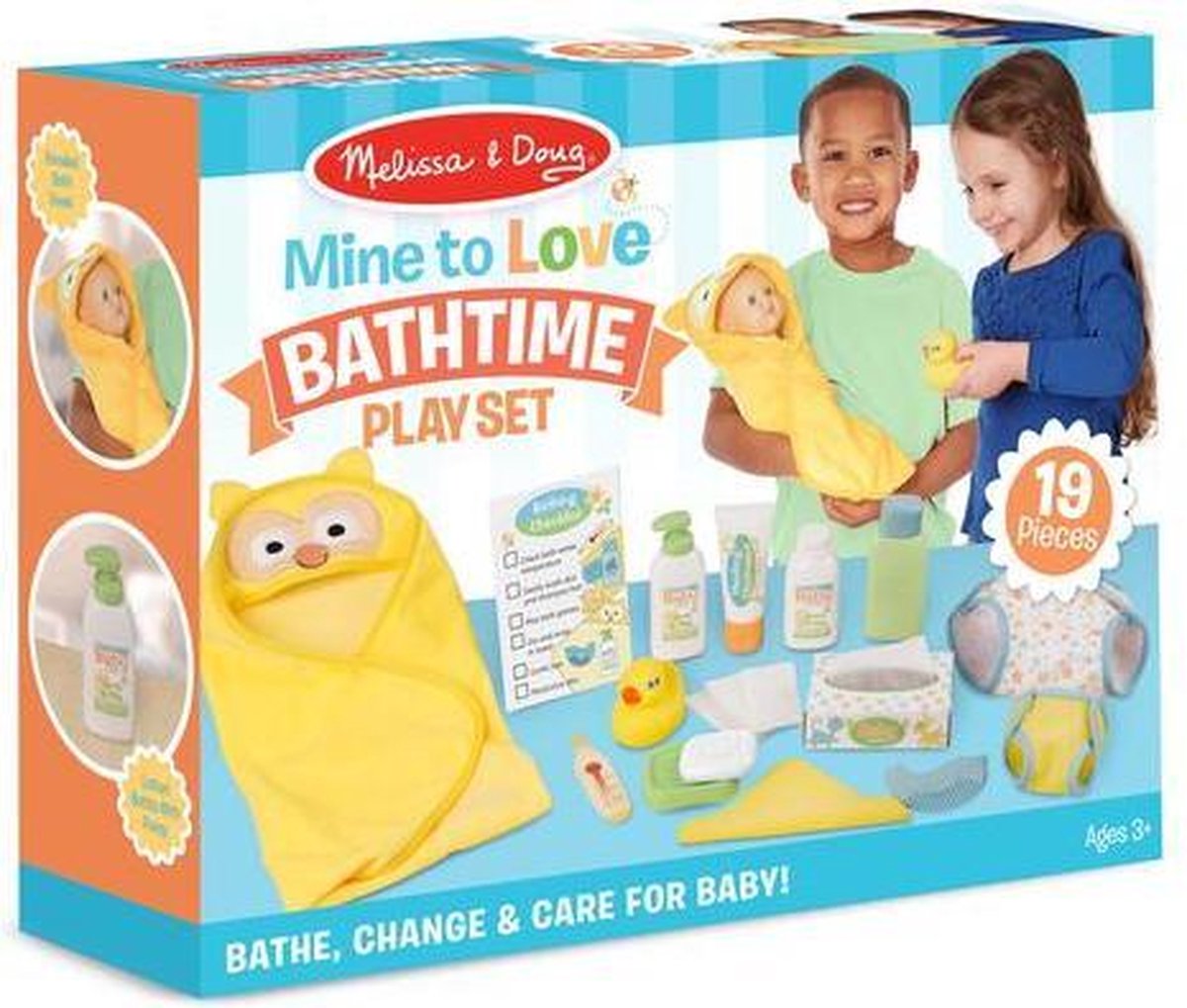 Melissa & Doug - Mine to Love Changing & Bathtime Play Set