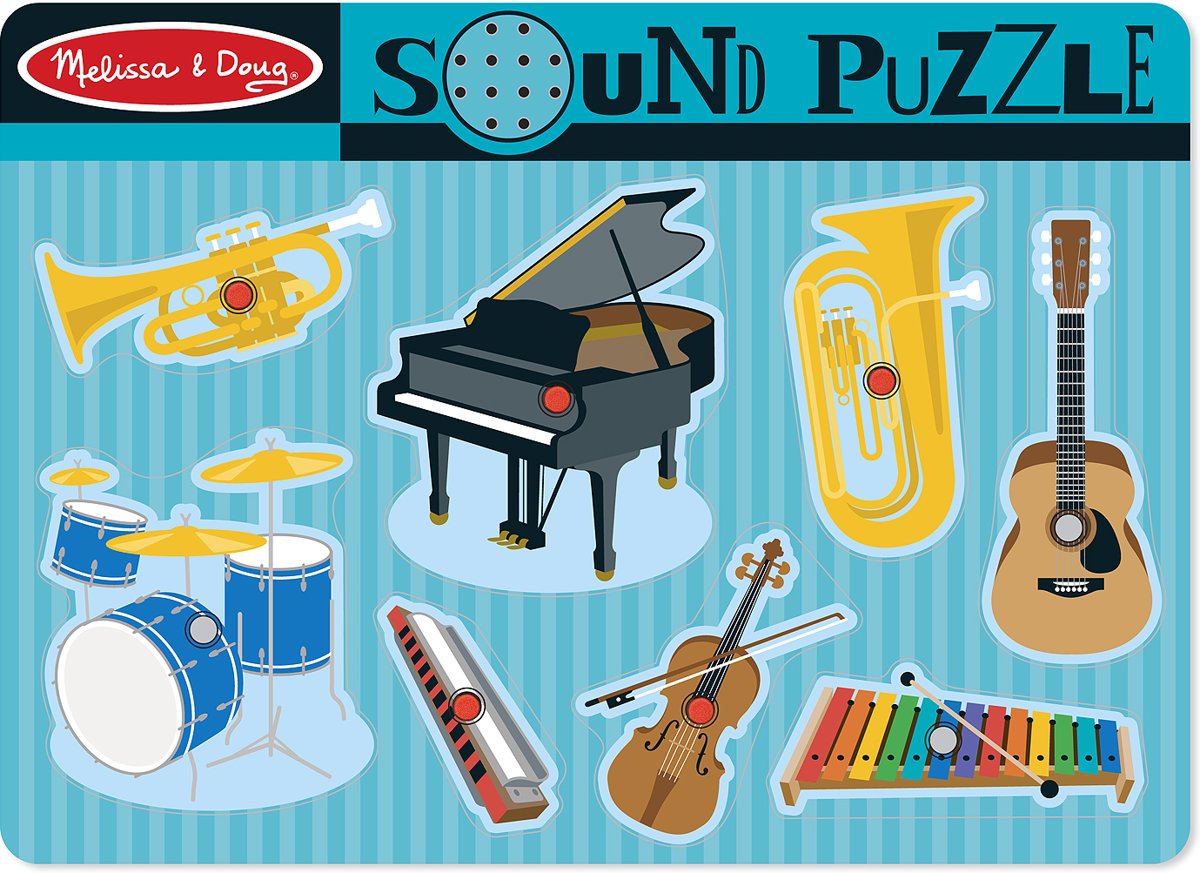 Melissa & Doug - Musical Instruments - Legpuzzle met geluid