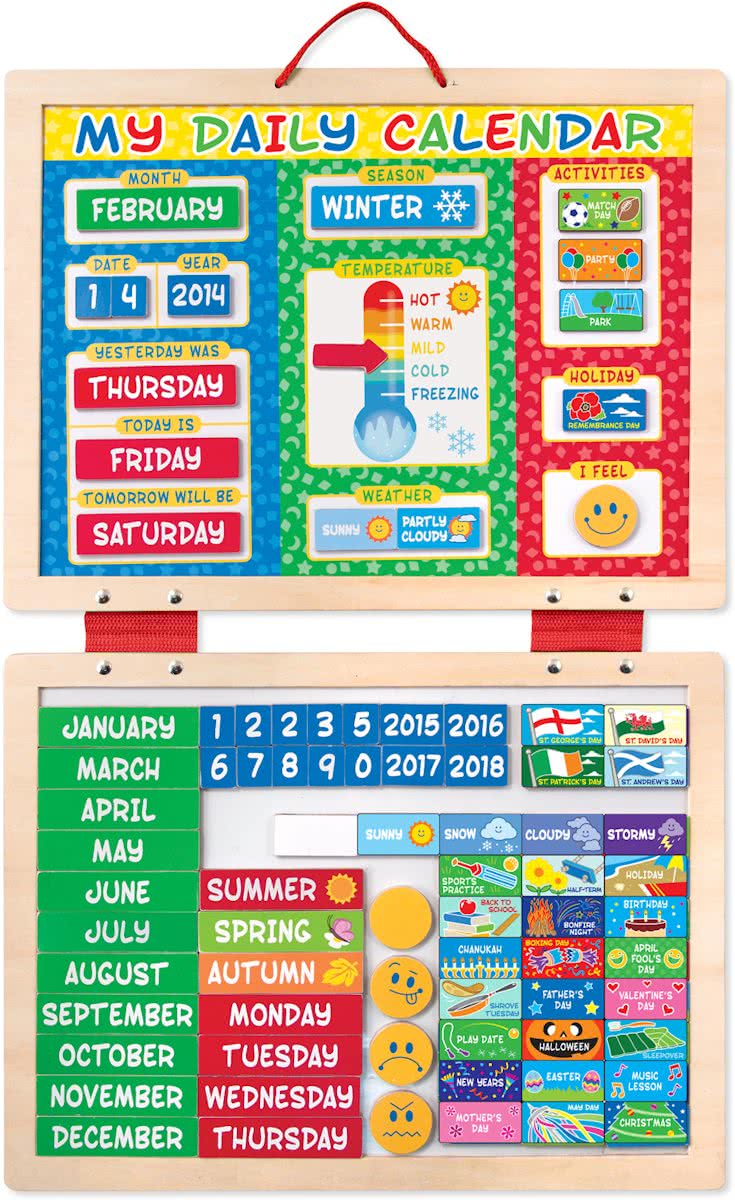 Melissa & Doug - My First Daily Magnetic Calendar