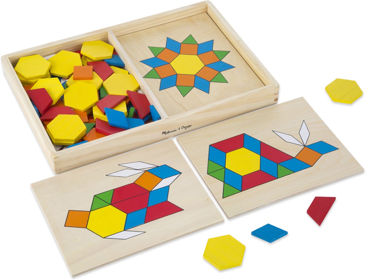 Melissa & Doug - Pattern Blocks and Boards