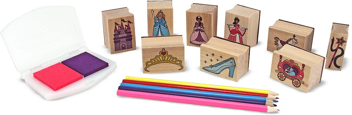 Melissa & Doug - Prinses Stempel Set