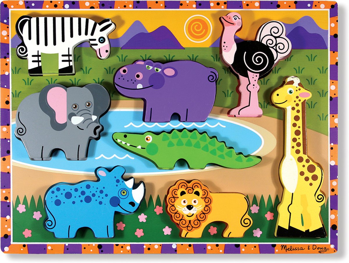 Melissa & Doug - Safari Chunky Puzzle