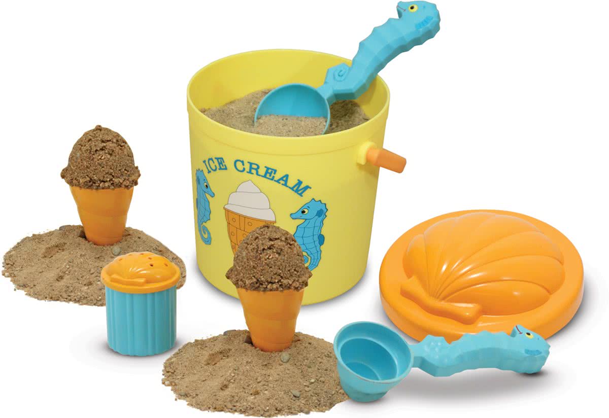 Melissa & Doug - Seaside Sand Ice Cream Set