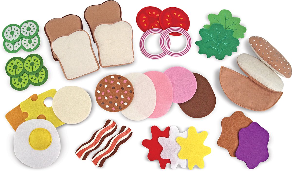 Melissa & Doug - Vilten Sandwichset