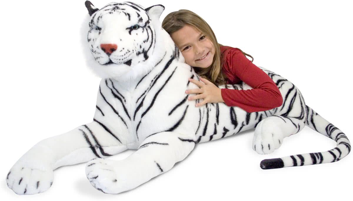 Melissa & Doug - White Tiger - Pluche