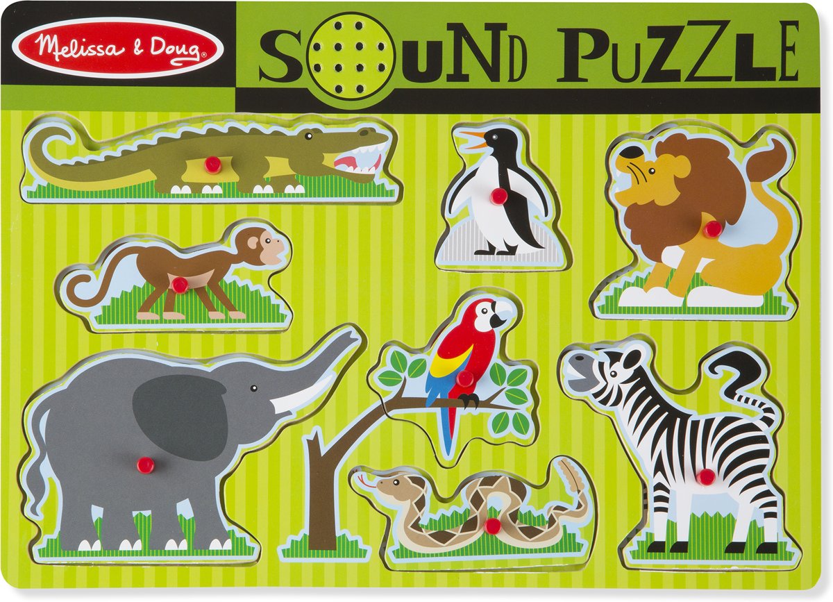 Melissa & Doug - Zoo Animals - Legpuzzel met geluid