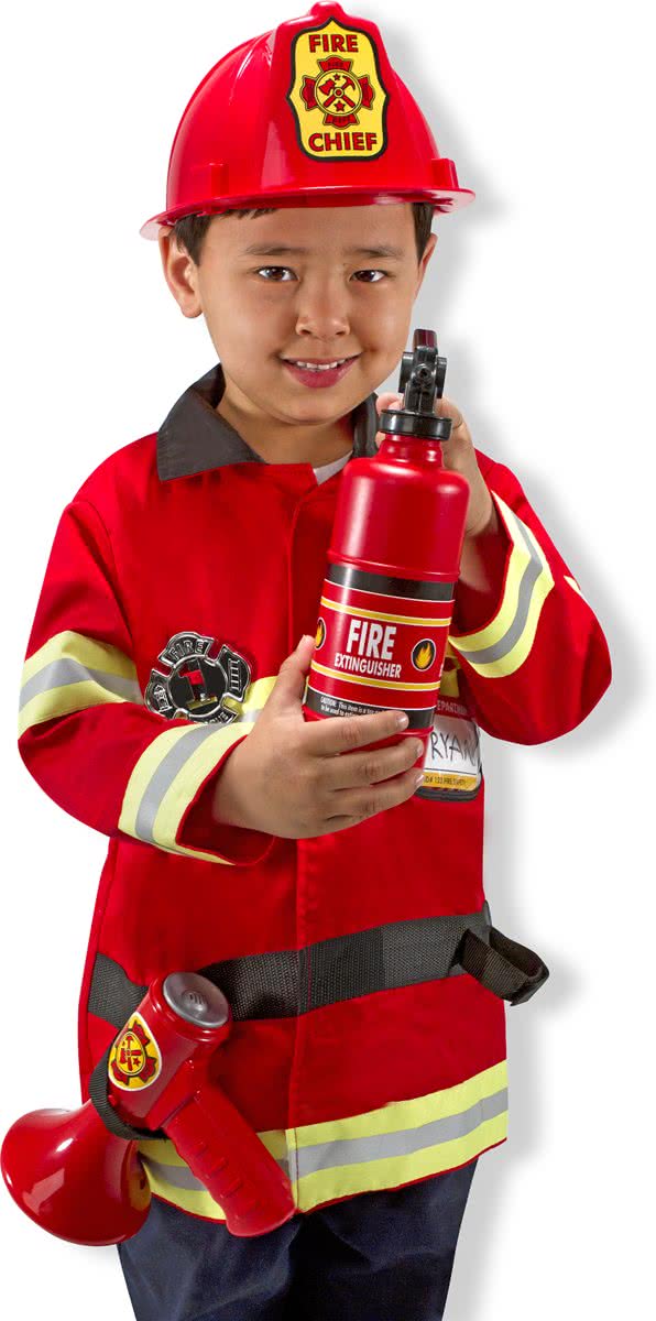 Melissa & Doug Brandweer -  Verkleedkleding