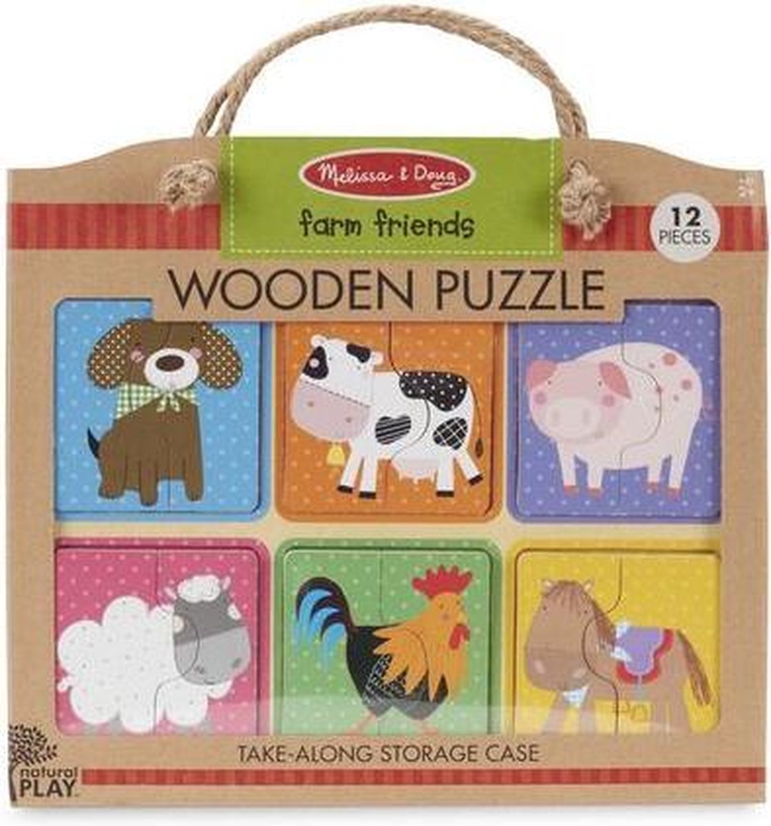 Melissa & Doug Eco Vriendelijke Puzzel - 4 puzze