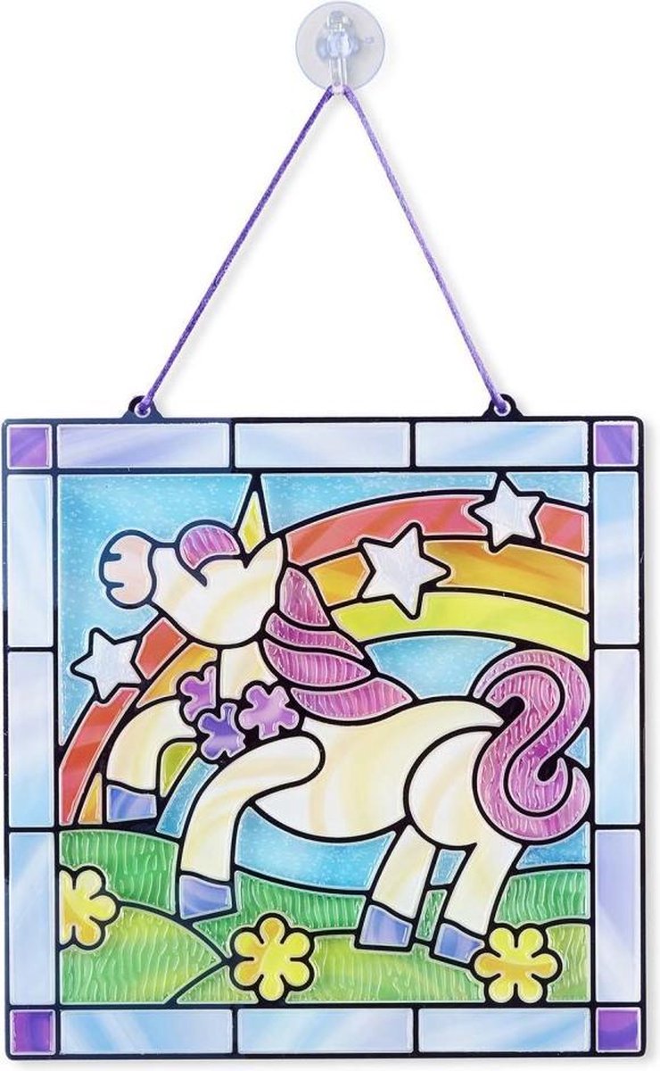 Melissa & Doug Glas in Lood Eenhoorn Knutselset