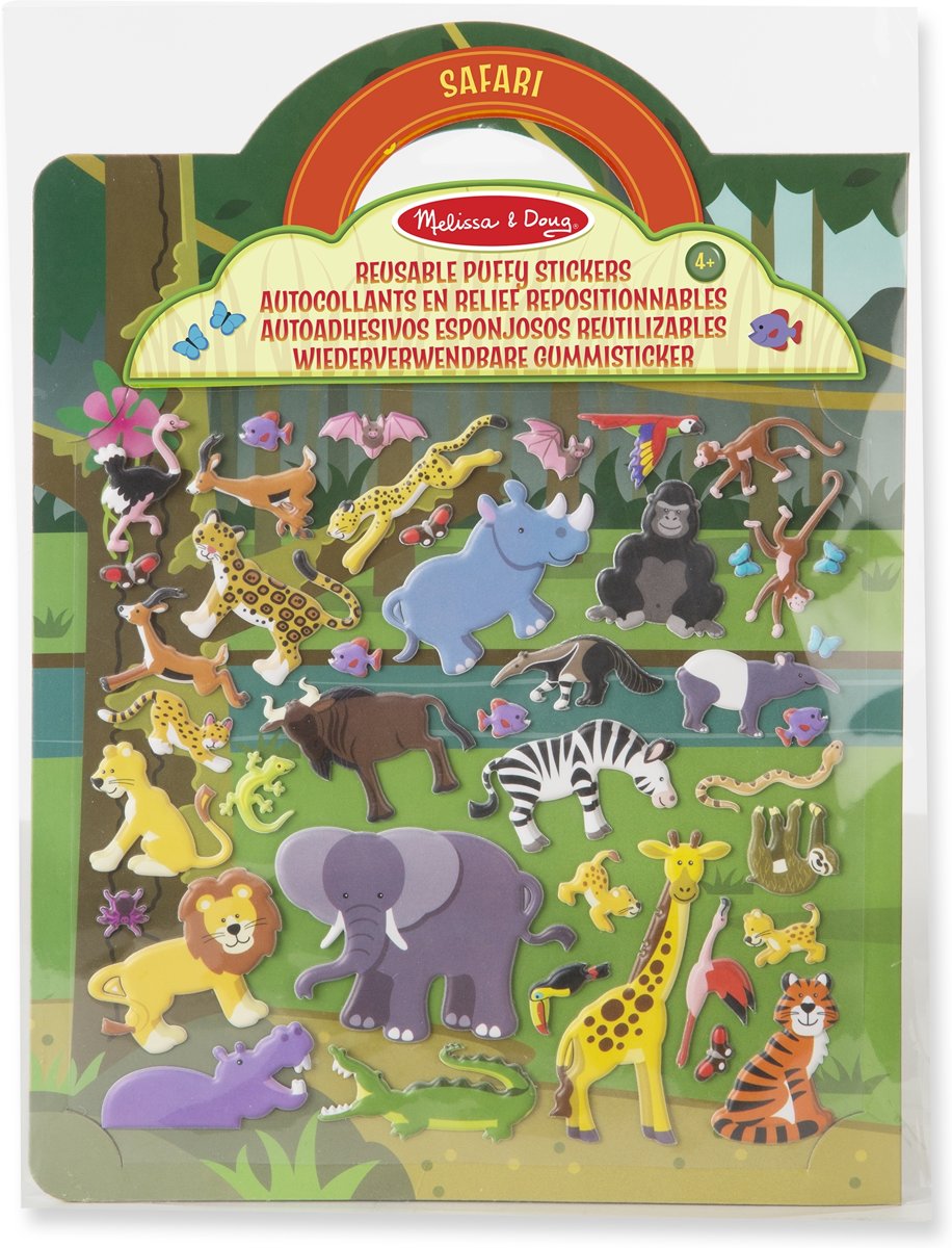 Melissa & Doug Herbruikbare stickers - Safari