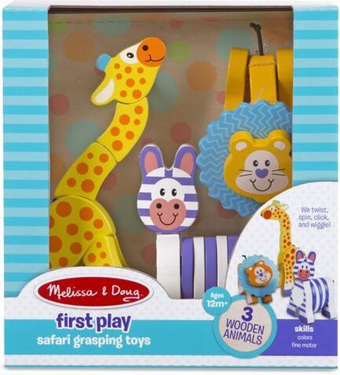 Melissa & Doug Houten Grijpdieren Stuks