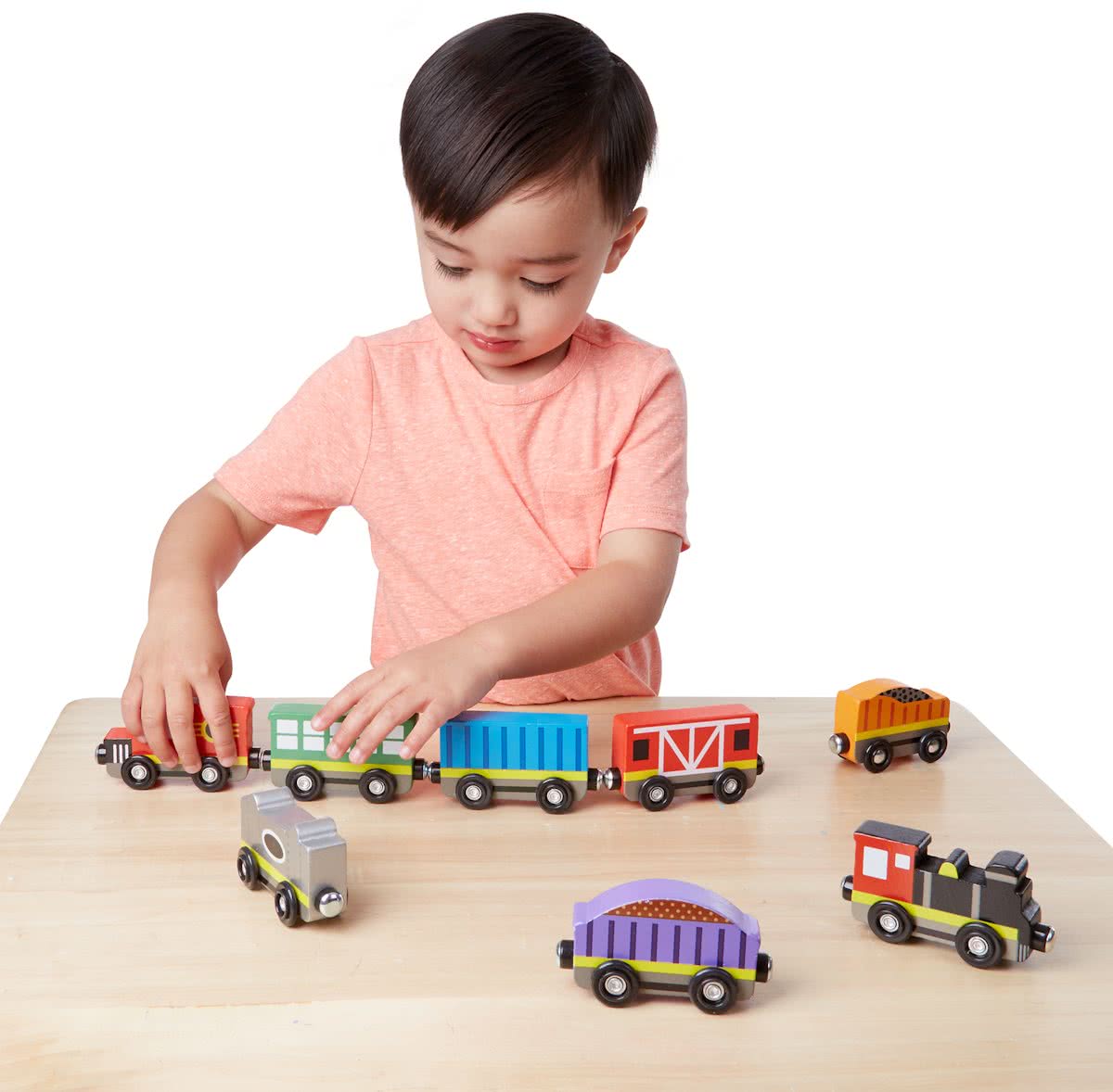 Melissa & Doug Houten Treinwagens