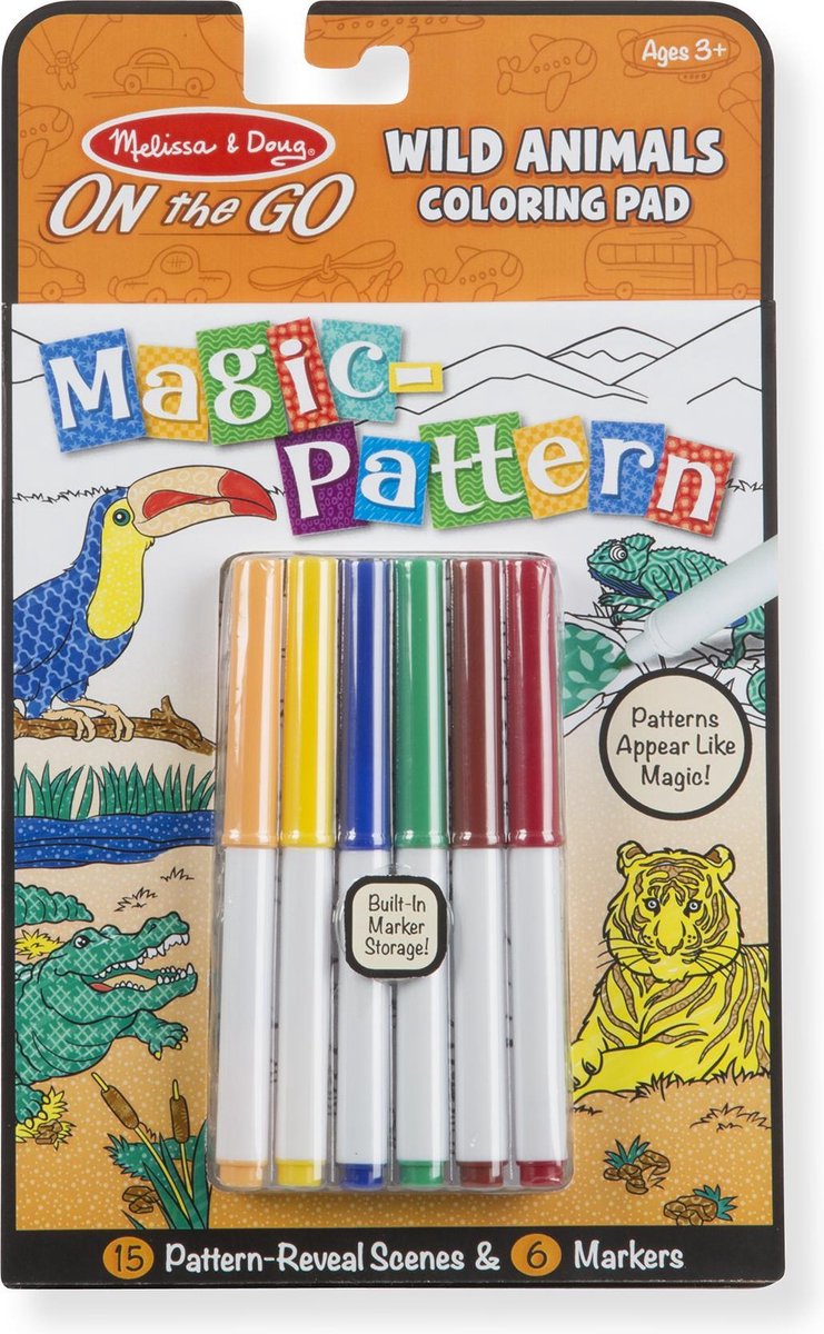 Melissa & Doug Magisch Kleuren - Wilde Dieren