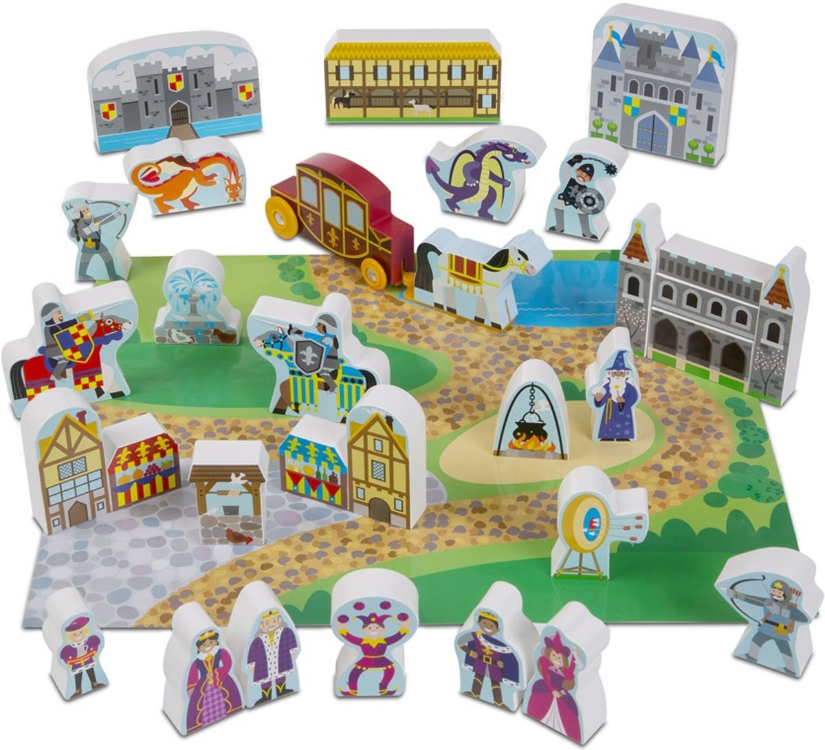 Melissa & Doug Speelset Kasteel 32-delig