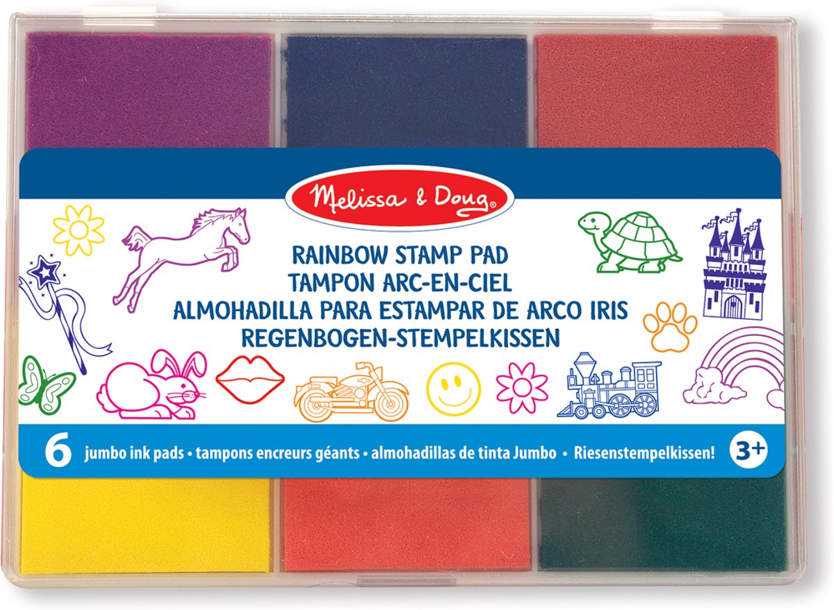 Melissa & Doug Stempelset Regenboogkleuren