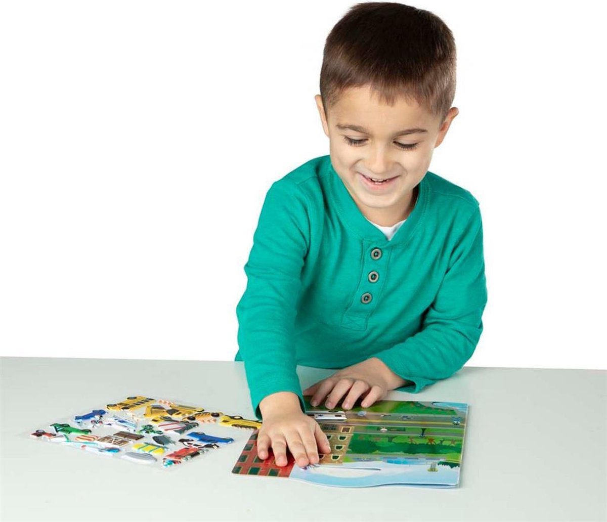 Melissa & Doug Stickers Voertuigen 32 Stuks