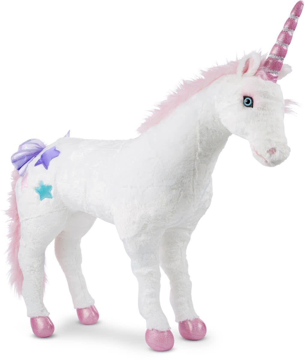 Melissa & Doug  Unicorn - Pluche eenhoorn