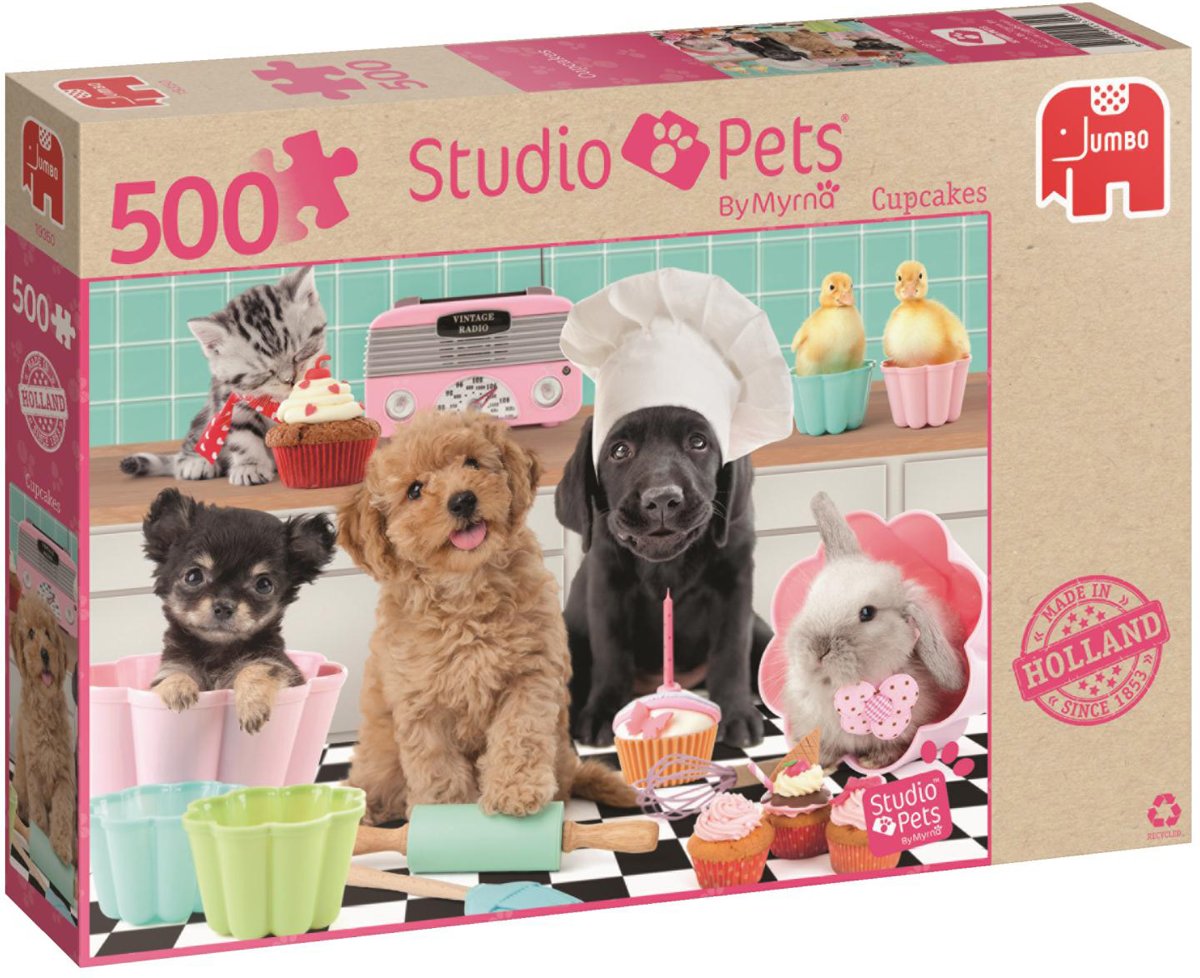 Studio Pets Cupcakes - Puzzel 500 stukjes