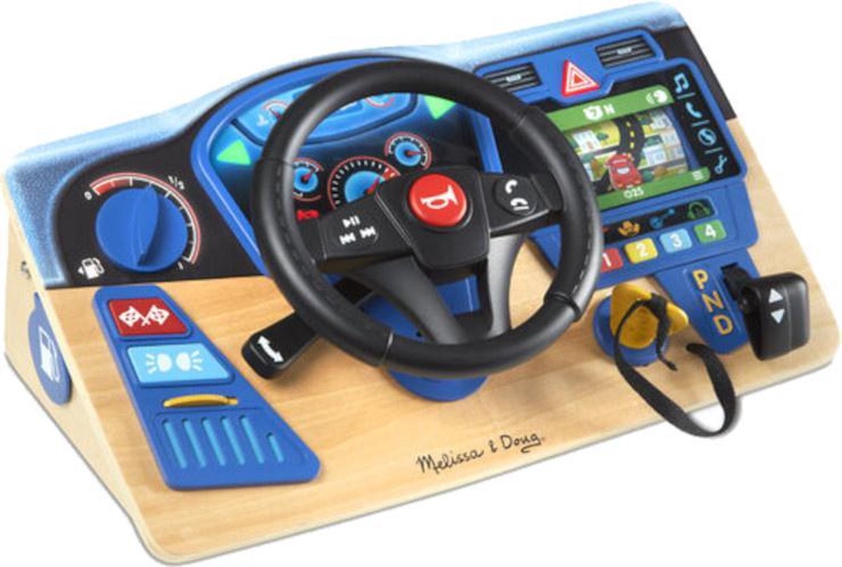 interactief dashboard Vroom & Zoom junior hout