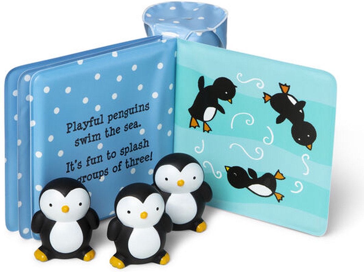 Melissa and Doug - Bad Boekje met 3 Pinguin speelfiguren