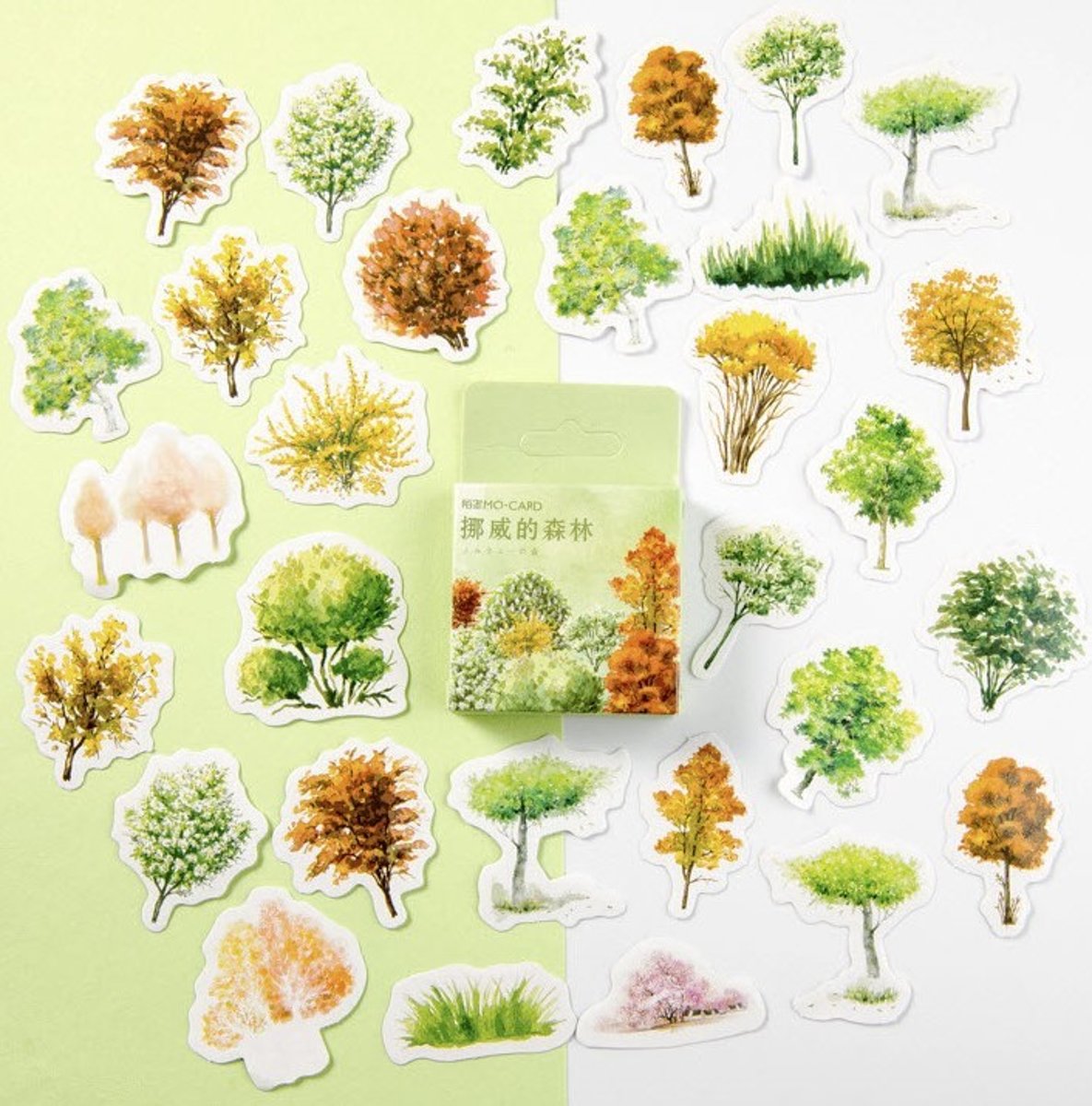  set Bomen - Set met 46 stickers - Tree