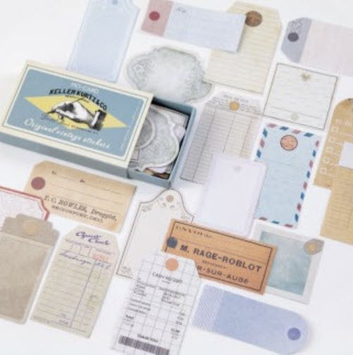 Vintage Labels - Ticket - Label Stickers