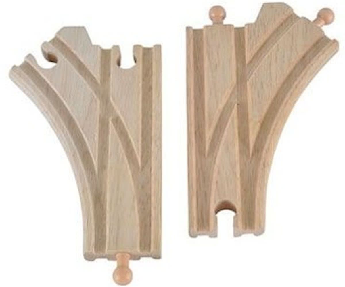 Mentari Houten wissel splitsing 15,8cm