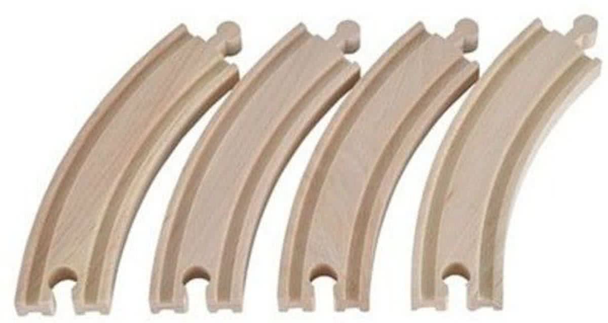 Mentari Mini rails kleine bochten set van 4