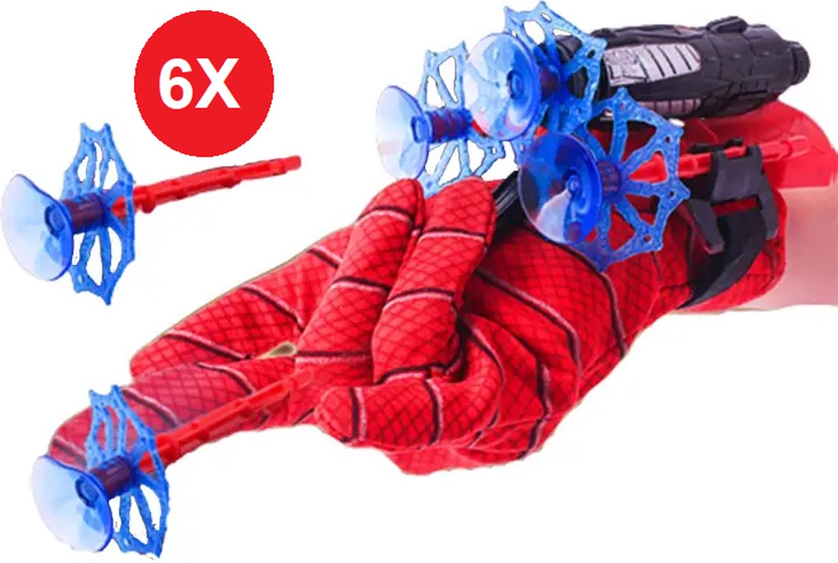 Menz Goods Web Shooter - Spiderman Speelgoed - Spiderman Handschoen - Launcher - Incl. 6 gratis pijlen!