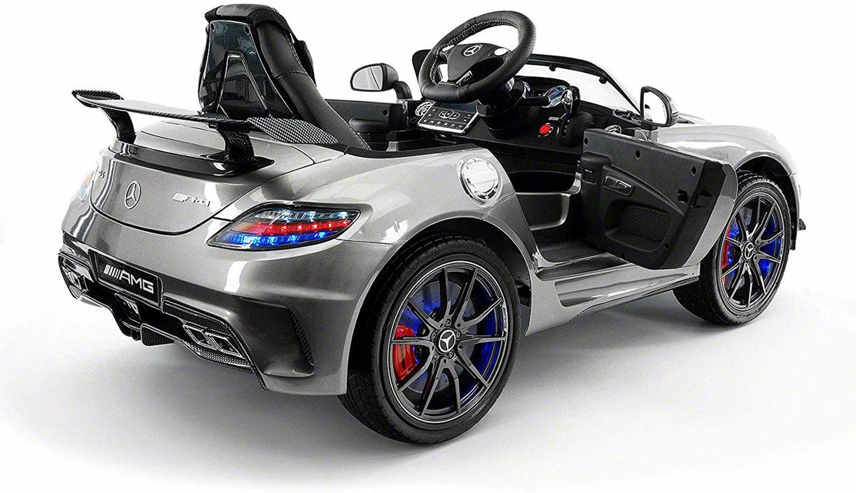 Mercedes SLS AMG PREMIUM Elektrische kinderauto / accuvoertuig 12V met luxe eigenschappen!