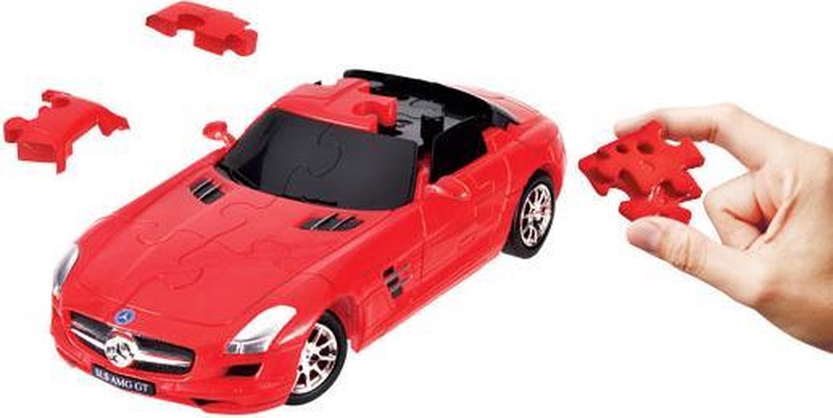 3D Puzzel Mercedes-Benz SLS AMG GT - 1:32 - Happy Well