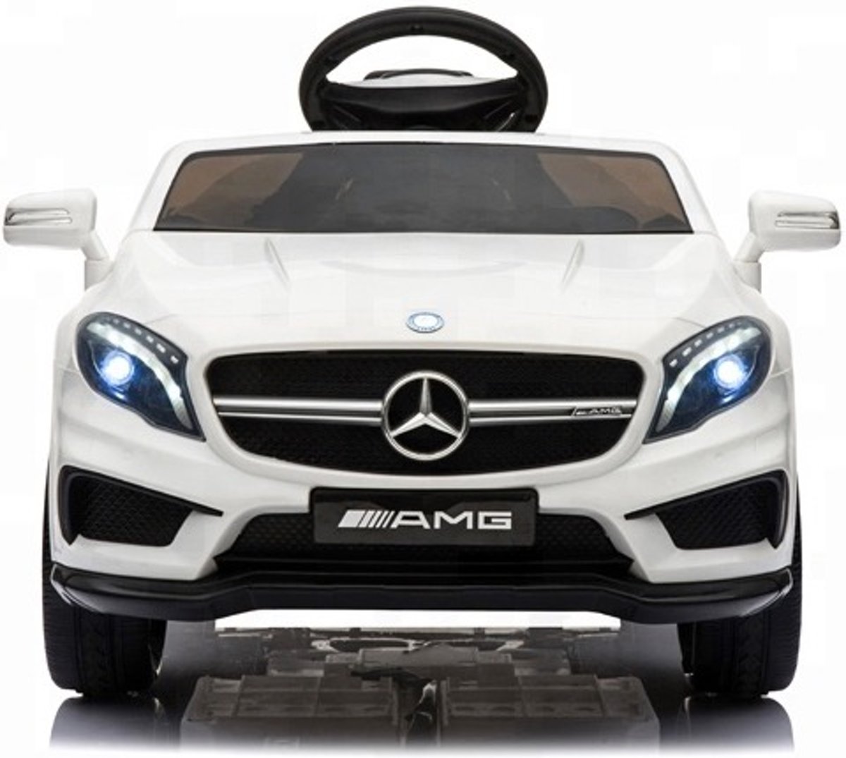 Elektrische Kinderauto   GLA45 AMG Wit 12V Met Afstandsbediening