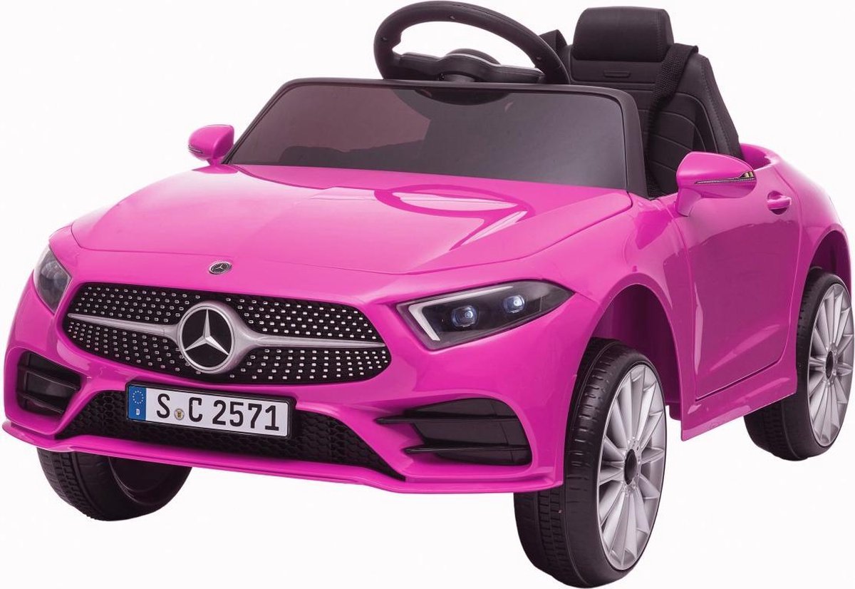 Mercedes - elektrische kinderauto - CLS350 - roze