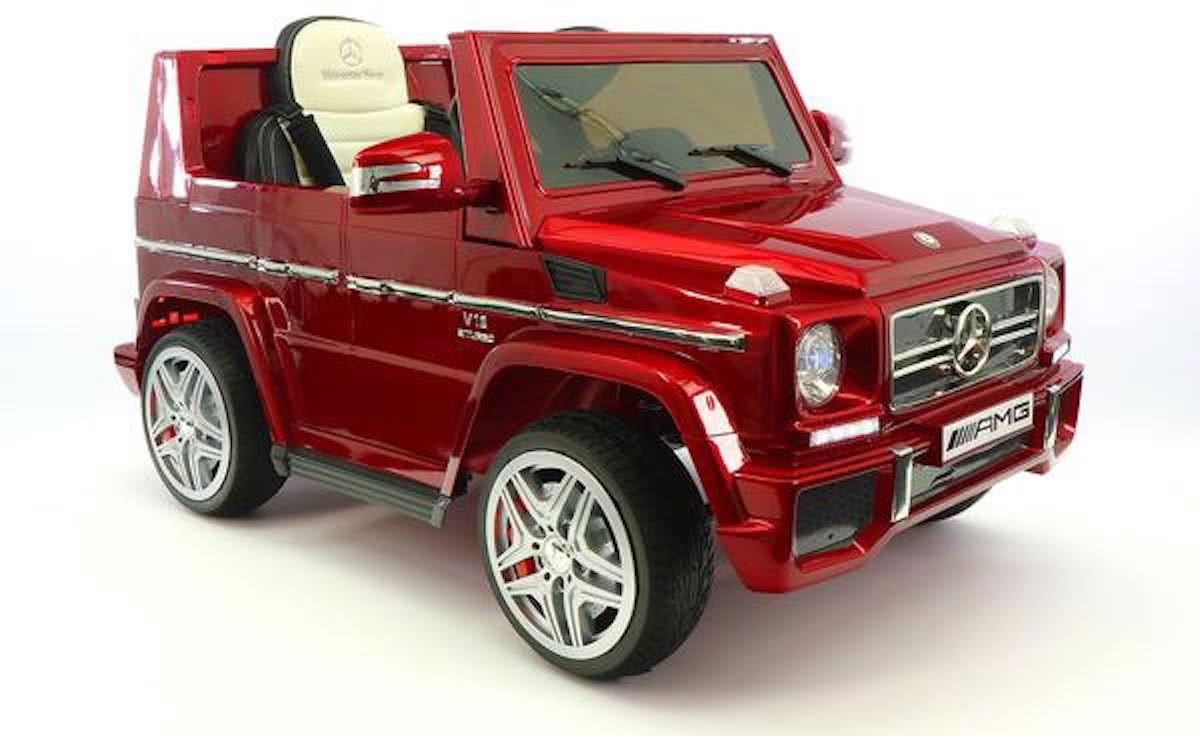 Mercedes G65 kinder Accu Auto Rood