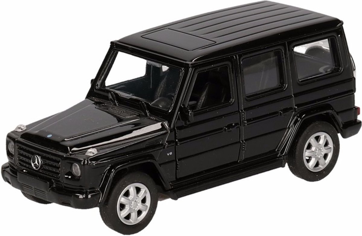 Speelgoed zwarte Mercedes-Benz G-Class speelauto 12 cm - modelauto / auto schaalmodel