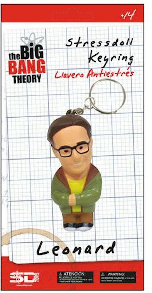 Merchandising BIG BANG THEORY - Stress Doll Keychain - Leonard (8 Cm)