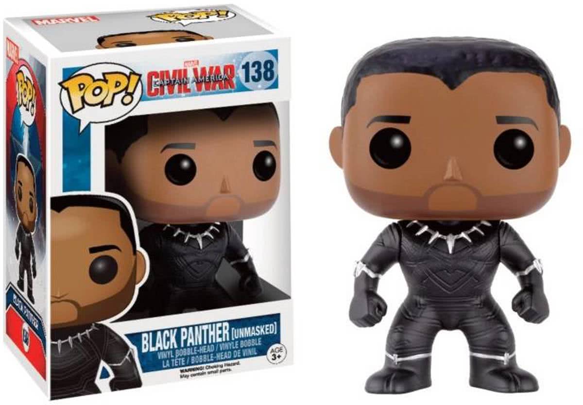 Merchandising MARVEL CIVIL WARS - Bobble Head POP N¬° 138 - Black Panther LIMITED