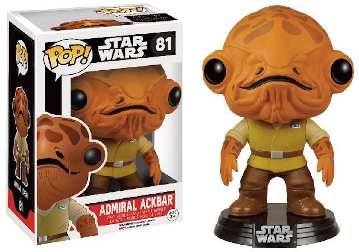 STAR WARS EP VII - POP Vinyl 81 Admiral Ackbar