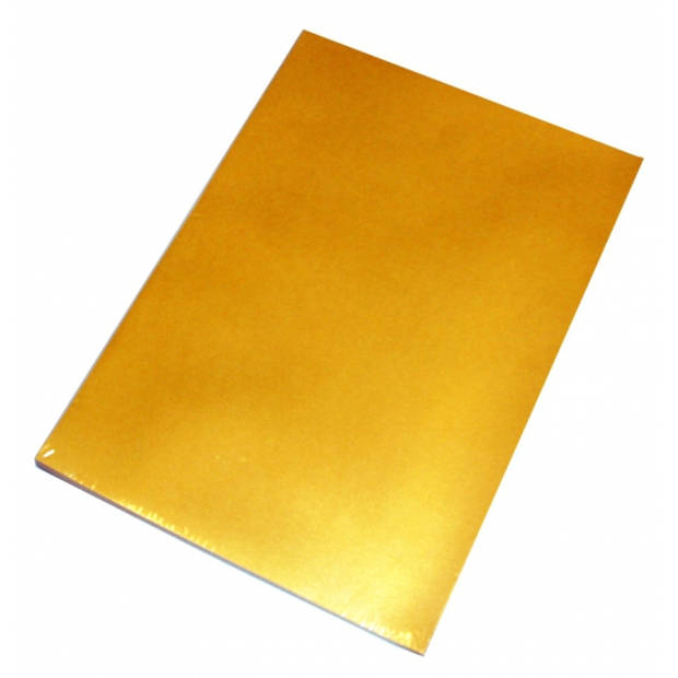 50 vellen goud A4 hobby papier