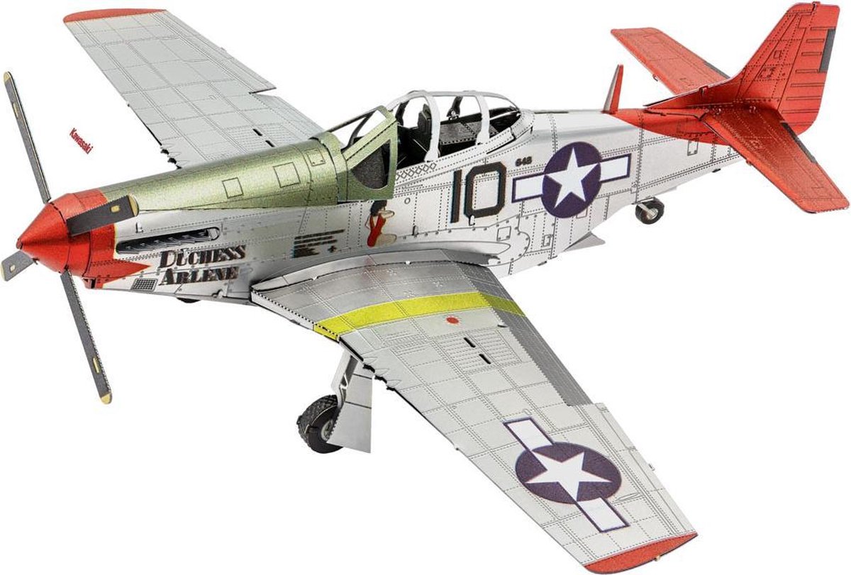 Metal Earth modelbouw metaal P-51D Mustang ICONX serie