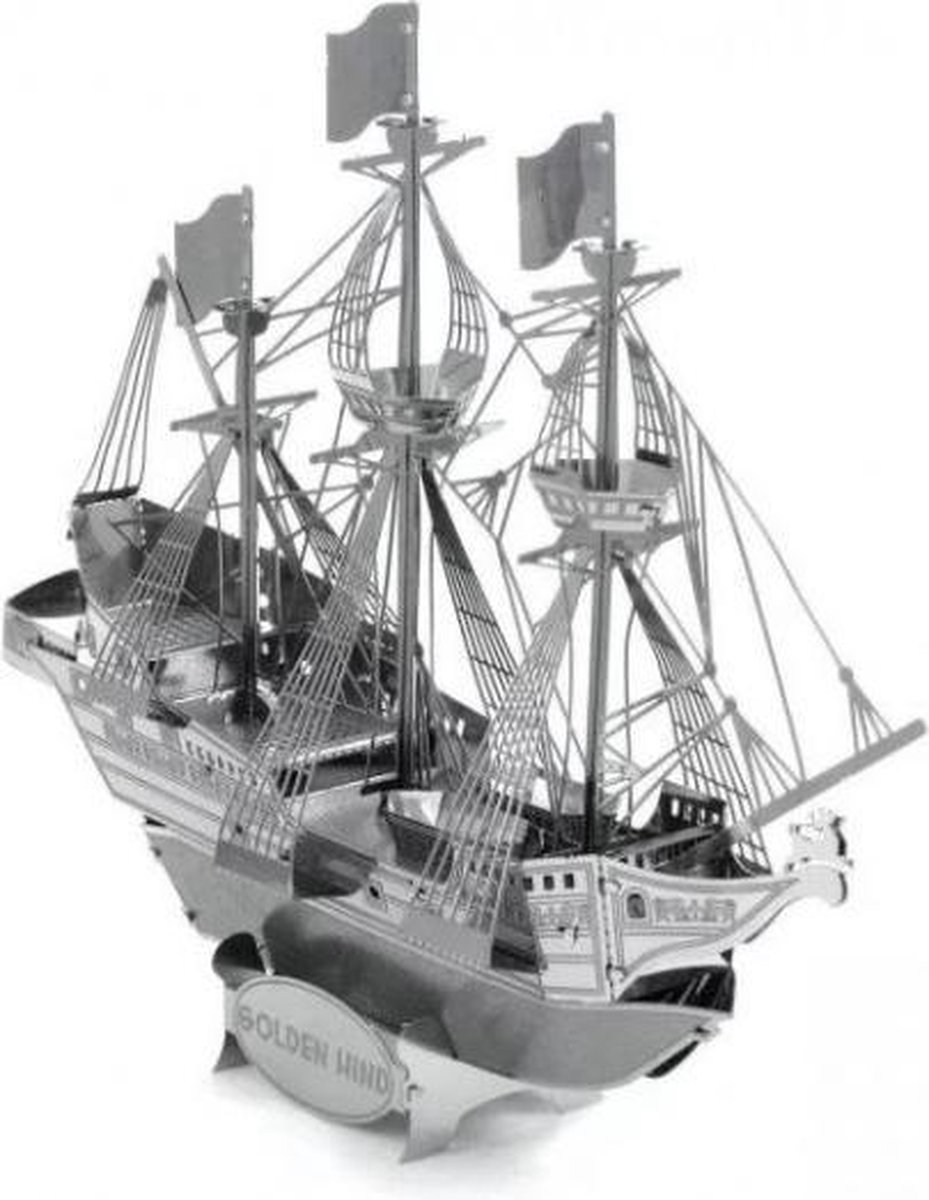 schip Golden Hind 3D modelbouwset