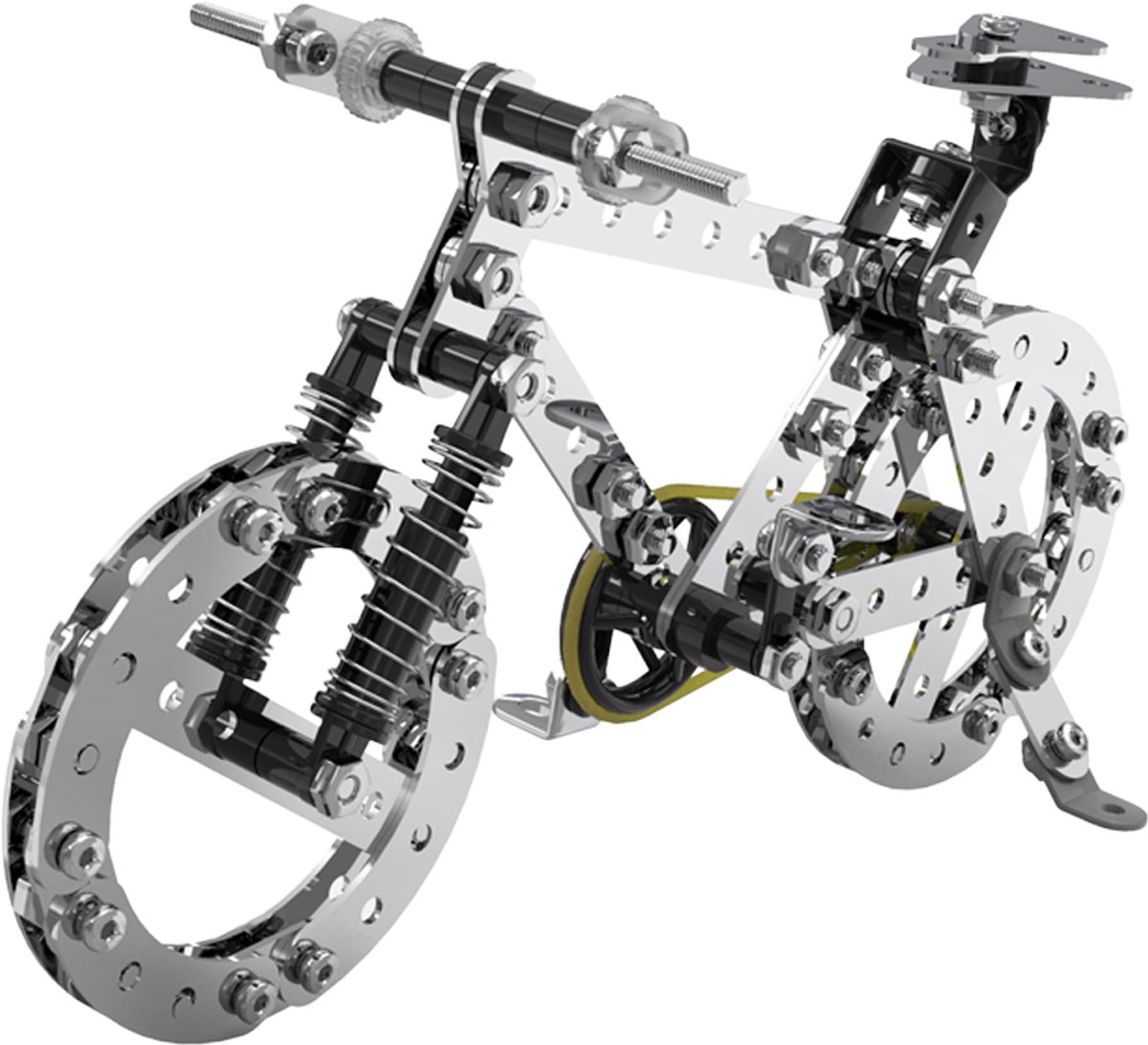 Bouwpakket Fiets - Miniatuur Modelbouw - 138 Onderdelen - Beginnersvriendelijk