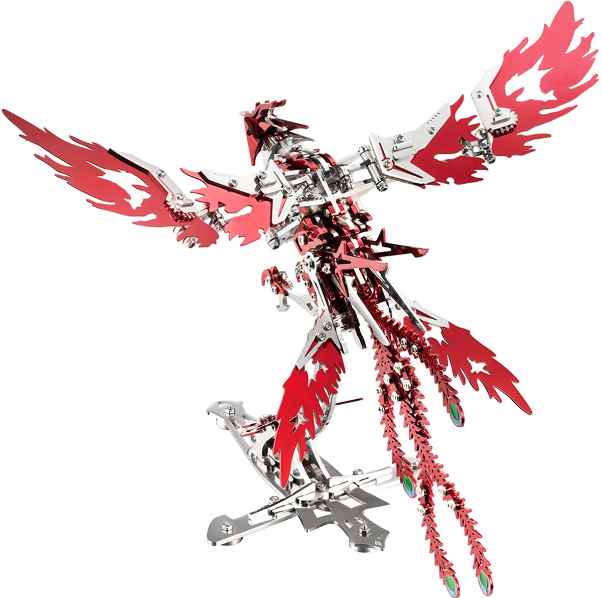 Metalen Modelbouw - Feniks Vogel – 350+ Onderdelen - Beweegbaar - DIY Miniatuur
