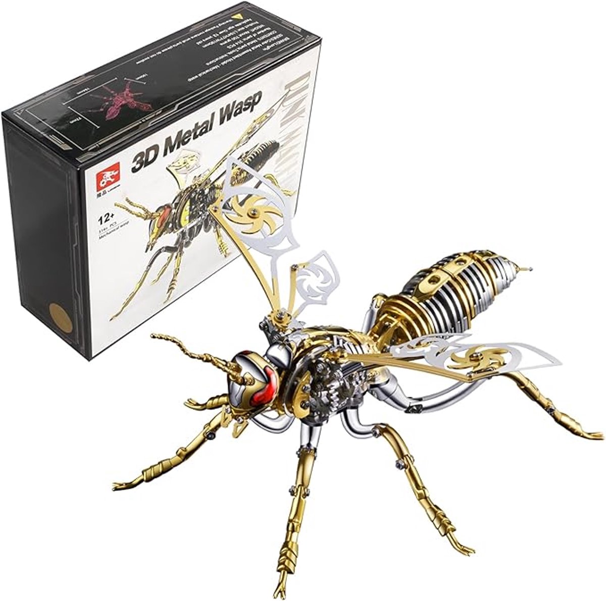 Modelbouw Gouden Wesp - Metalen Bouwpakket - 300+ Onderdelen - Beweegbaar