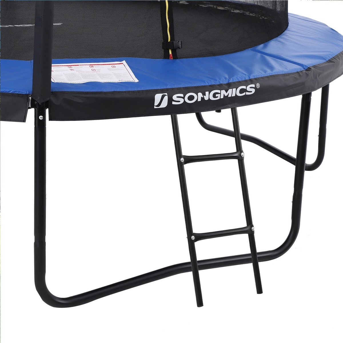 Tuintrampoline - Trampoline - Met net - Rond - Met trap - Ø 244 cm - Blauw