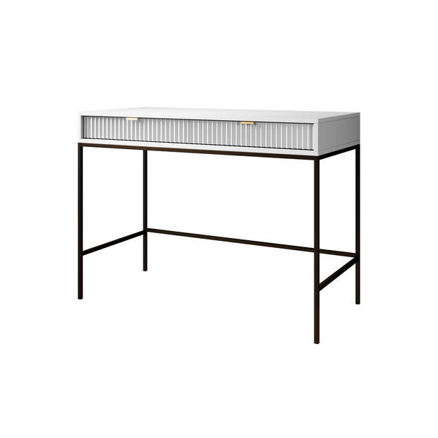 Meubella Kaptafel Navil - Wit - 104 cm