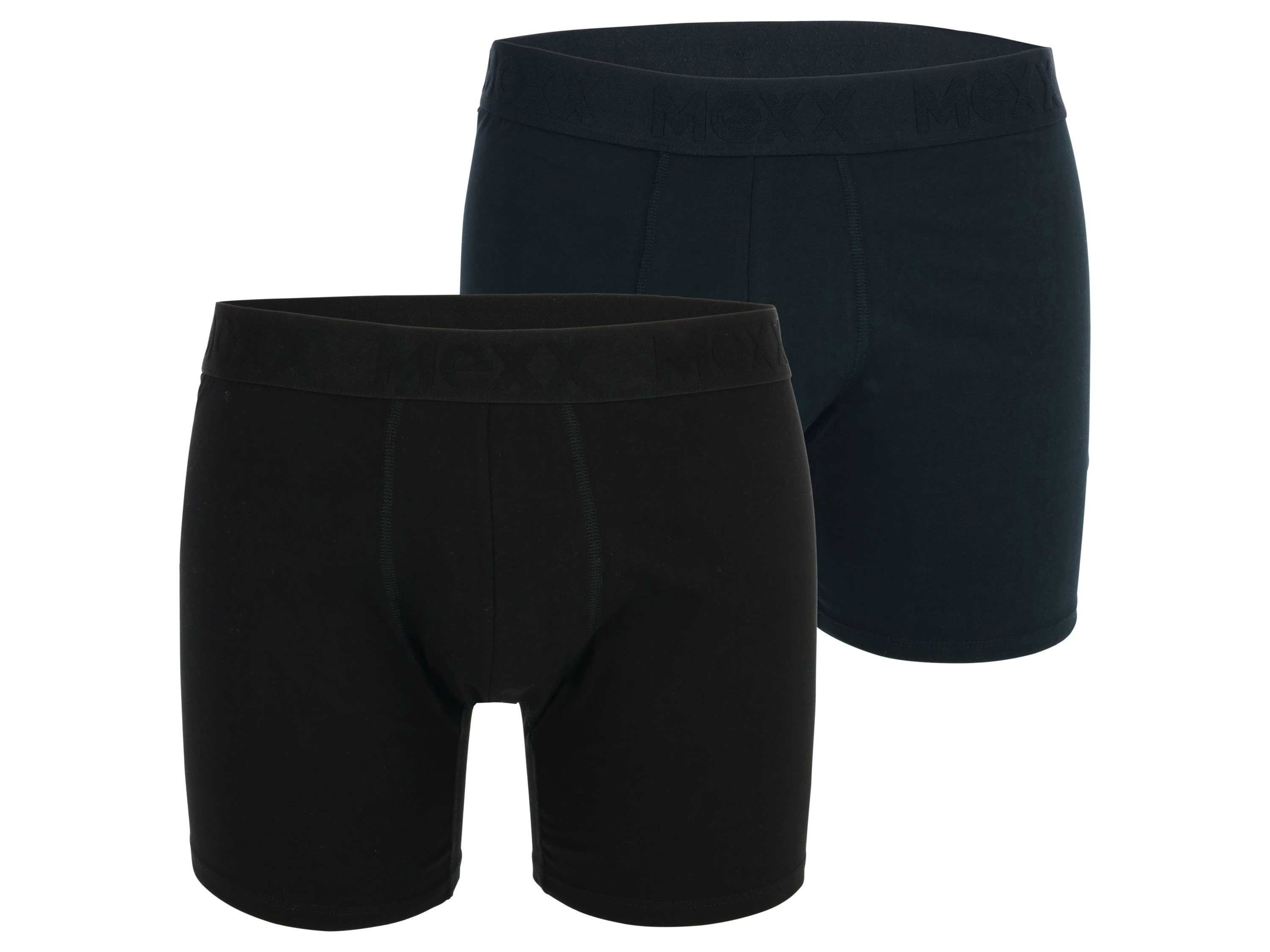 MEXX 2 heren boxers (Zwart/donkerblauw, XXl)