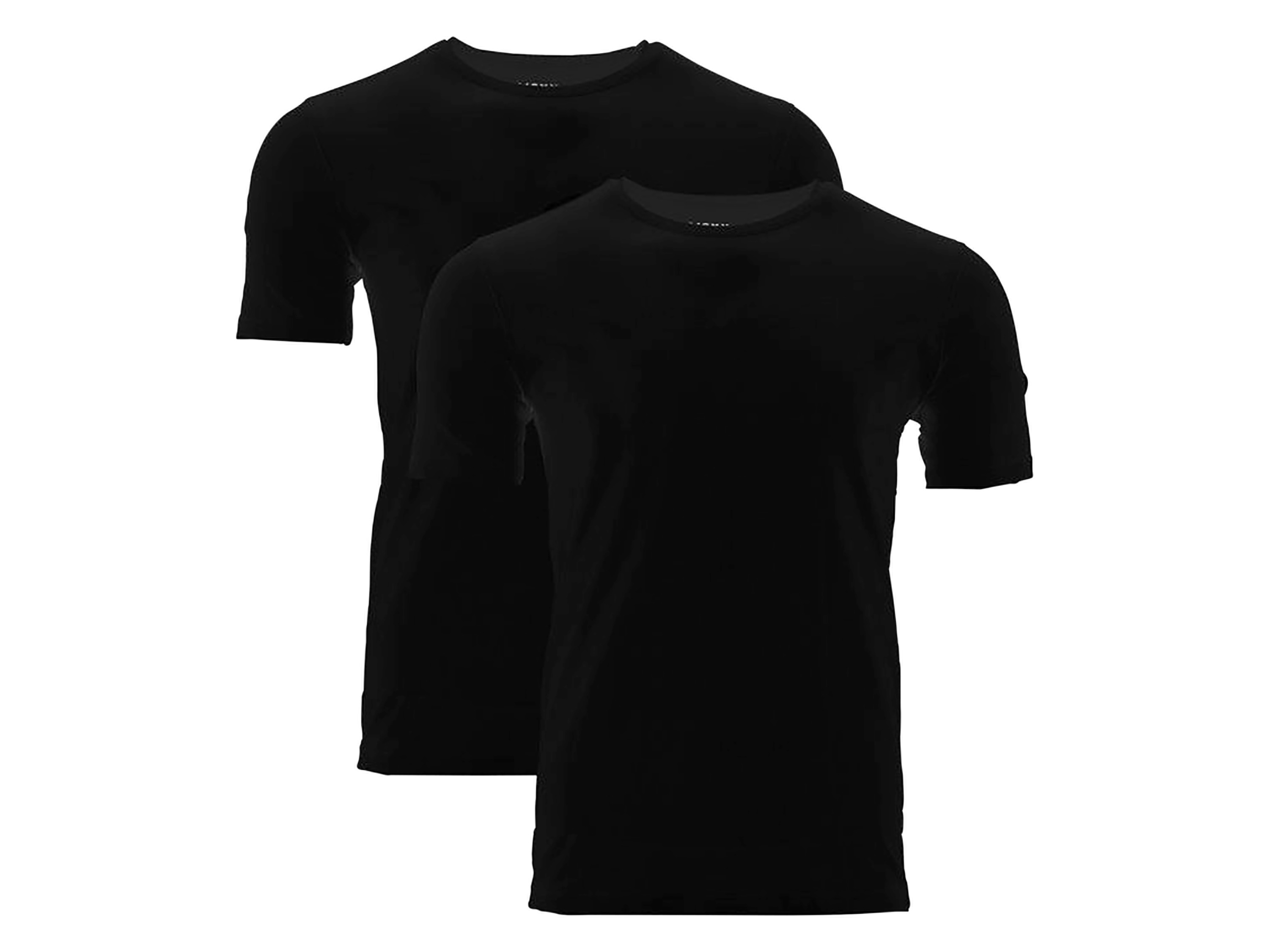 MEXX 2 heren onderhemd-T-shirts (M, Zwart)