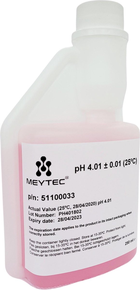 Meytec® Buffer Solution PH 4.01 - N.I.S.T. certified